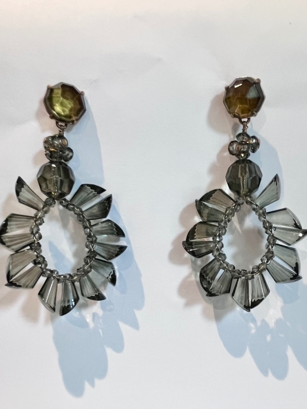 Jcrew Translucent Turqoise Earrings